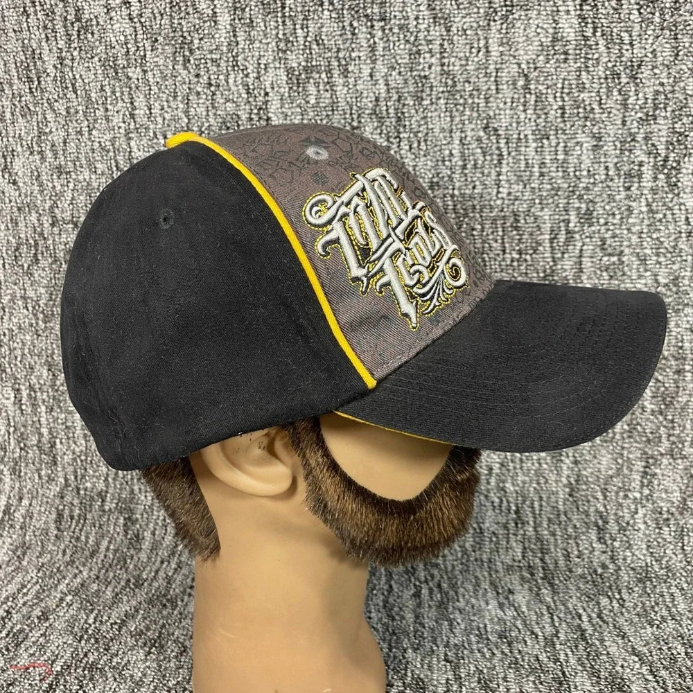 VTG Mac Tools Skull Helmet Wrench Graphic Flex Fit Hat Size M L Black Cap